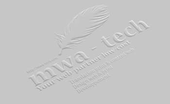 logo mwa-tech embossed